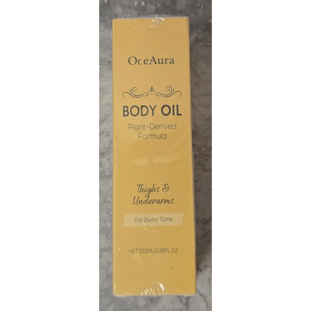 OceAura Body Oil Plant-Derived Formula for Thighs & Underarms – 100ml / 3.38 fl